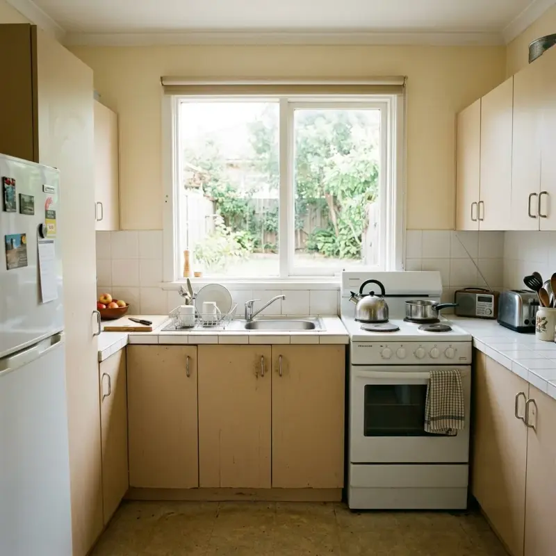 Old traditional kitchen before MJ Carpenter luxury modular renovation